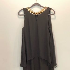 Betsy & Adam, black dress, size 12